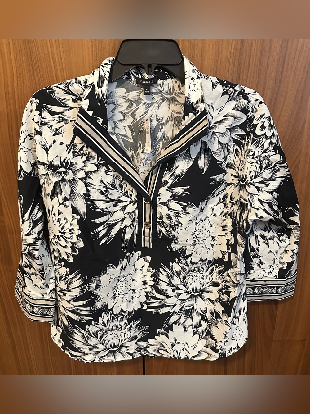 Talbots Poplin Popover shirt